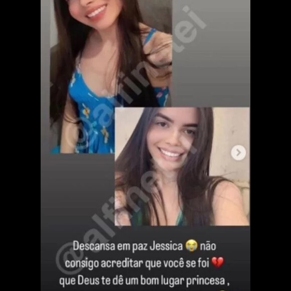 Jessica foi apontada como namorada de Whindersson e exposta em perfis de fofoca sendo que a notícia não era verdadeira