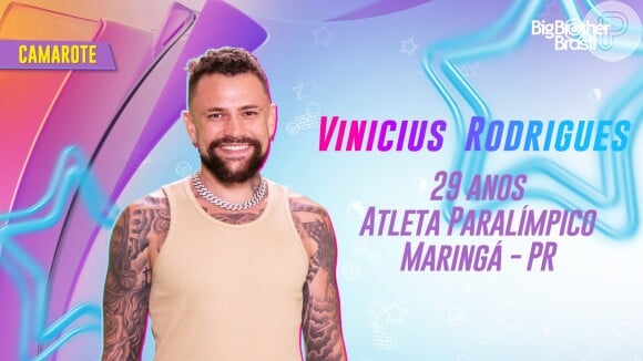 BBB 24: Vinicius Rodrigues é atleta paralímpico