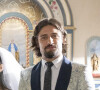 Anely (Tata Werneck) e Natercinho (Daniel Rocha) durante seu casamento na novela Terra e Paixão