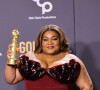 Globo de Ouro 2024: Da'Vine Joy Randolph usou e abusou do bordô em um vestido com babados