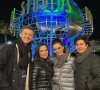 Sandy, Lucas Lima, Noely e Xororó aproveitaram um parque da Universal Studios, em Hollywood