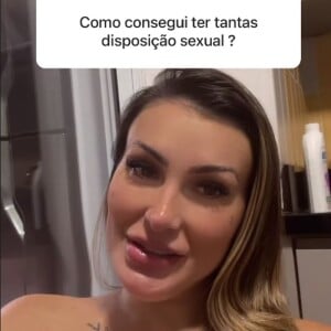 Andressa Urach garantiu que não precisa sentir prazer para gravar os vídeos eróticos