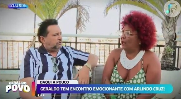 Mulher de Arlindo Cruz faz revelação forte para Geraldo Luís na estreia do seu programa na Rede TV