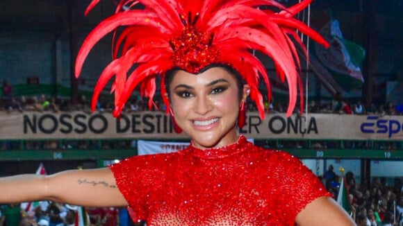 Carnaval do Rio 2024: Mileide Mihaile arrasa em look transparente e com mais de 130 mil cristais. Saiba valor da produção!