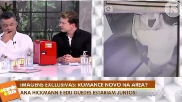 Ana Hickmann e Edu Guedes: flagras dos apresentadores em clima de intimidade têm sido divulgadas por jornalistas de celebridades