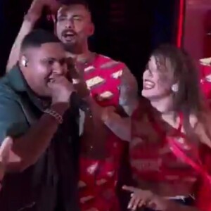 Kevin o Chris e Beatriz cantaram e dançaram lado a lado no 'BBB 24'