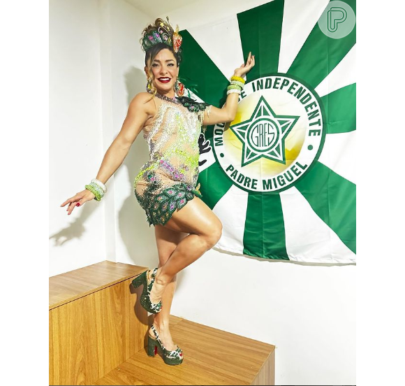 Fabíola de Andrade fará a sua estreia no Carnaval 2024 como rainha de bateria da Mocidade Independente