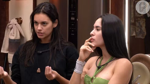 'BBB 24': Isabelle reuniu Alane e Davi para uma conversa a fim de esclarecer o assunto