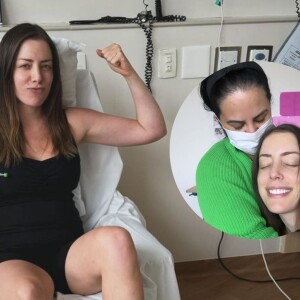Fabiana Justus se declara para babá e agradece companhia em internação para tratamento de leucemia