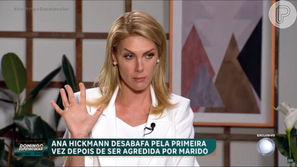 Entrevista bombástica de Ana Hickmann ao 'Domingo Espetacular' é o alvo de uma ação de Alexandre Correa contra a ex-mulher e a Record TV