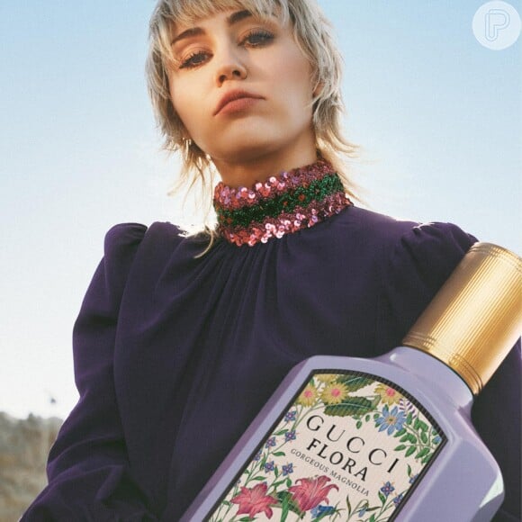 Perfume que Miley Cyrus usa é o Gucci Flora Gorgeous Magnolia