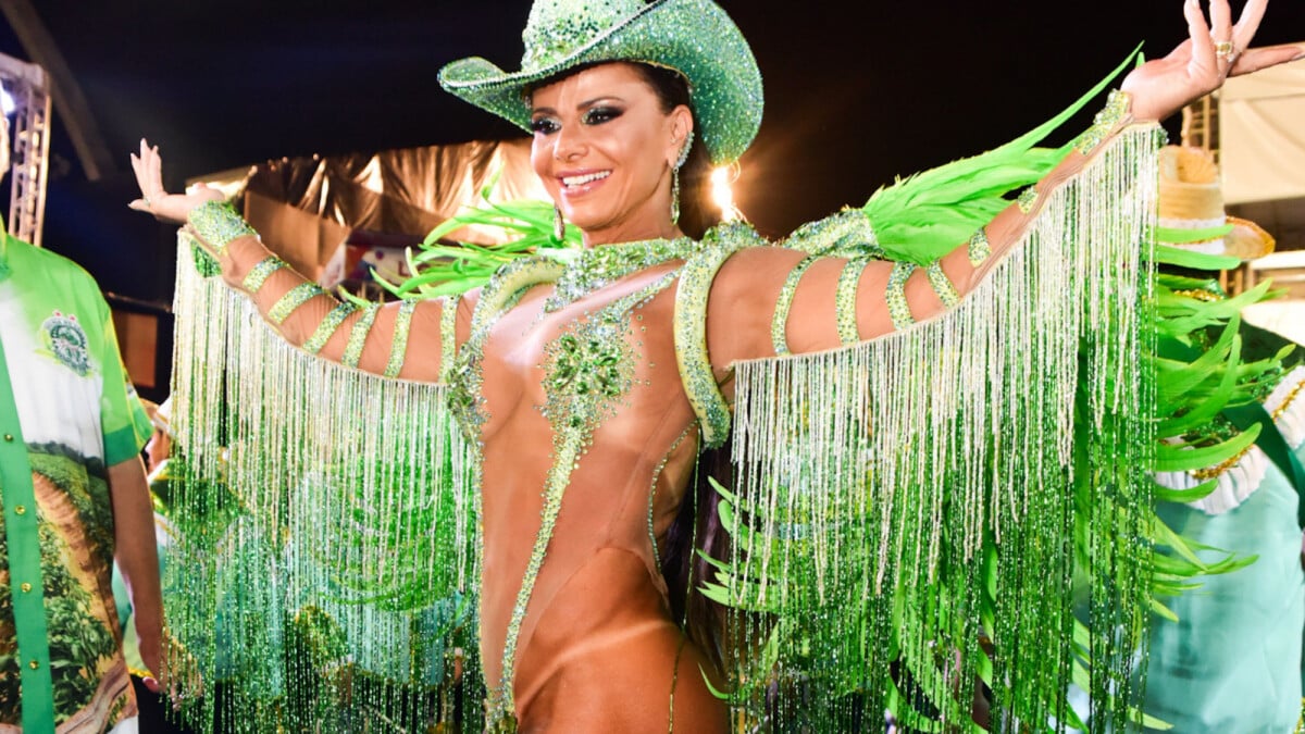 Sem passar o bastão? Viviane Araújo brilha em desfile da Mancha Verde em  SP; musa descarta deixar o posto - Purepeople