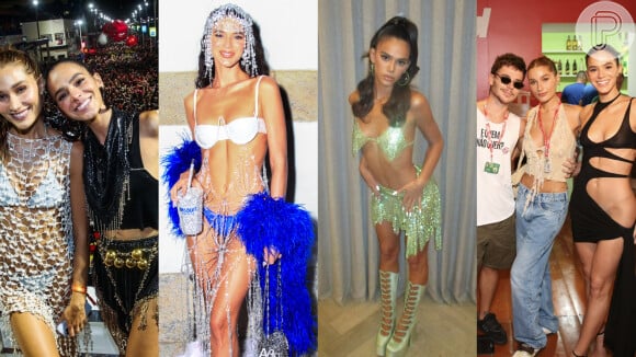 Looks de Bruna Marquezine no Carnaval 2024: mais de 15 fotos das escolhas de moda da atriz