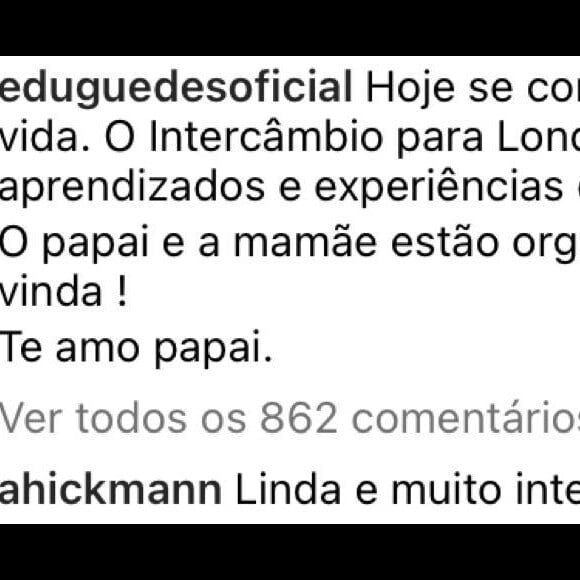 Ana Hickmann não poupou elogios para a suposta enteada: 'Linda e muito inteligente'