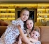 Fabiana Justus é mãe de Luigi, de apenas 6 meses, e das gêmeas Chiara e Sienna, de 5 anos