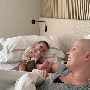 Fabiana Justus precisou interromper a amamentação do caçula. Ela contou que a última que deu de mamar para Luigi foi no primeiro dia de internação