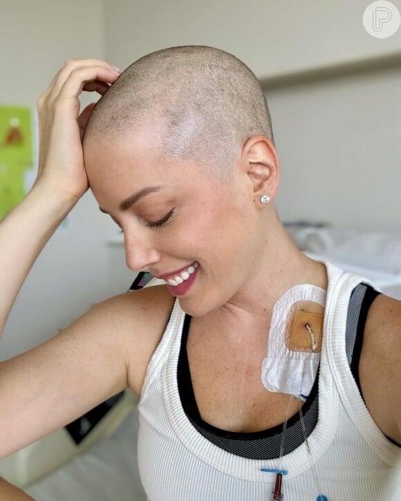 Tratando câncer, Fabiana Justus chegou a passar 34 dias internada para o tratamento