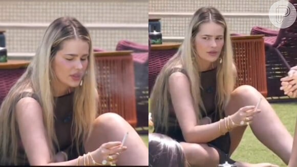 Yasmin Brunet voltou a fumar no 'BBB 24'