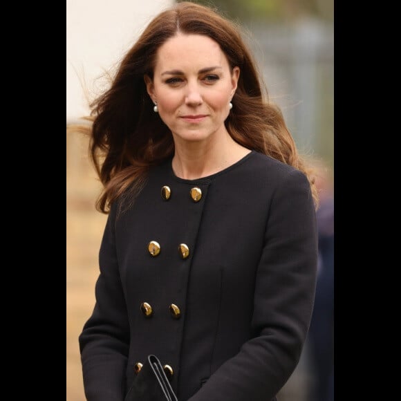 Kate Middleton foi flagrada nesta segunda-feira, 11 de março de 2024, após admitir ter manipulado foto. Imagem de arquivo mostra princesa em evento