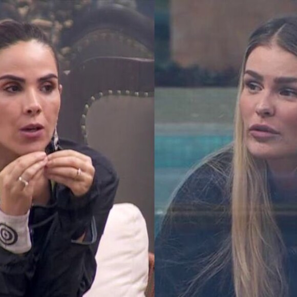 Yasmin Brunet e Wanessa Camargo já tiveram algumas trocas de faiscas dentro da casa