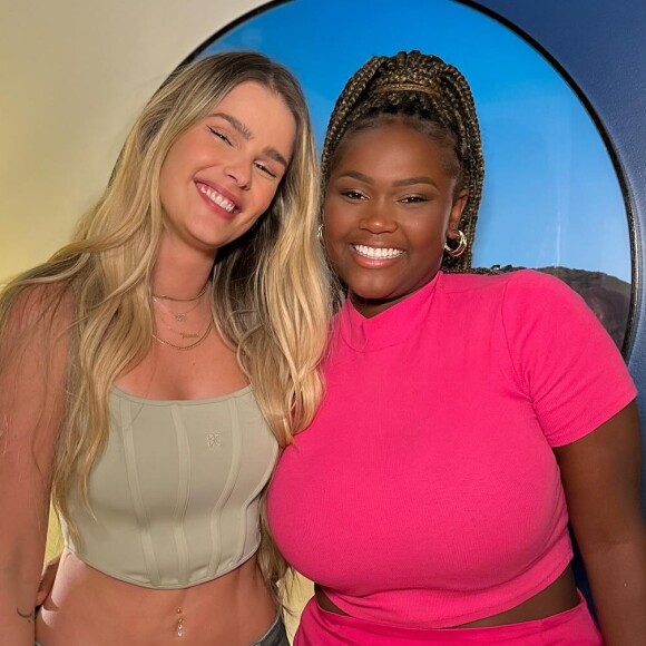 Logo após sair do 'BBB 24', Raquele encontrou Yasmin Brunet, de quem ficou amiga no reality show
