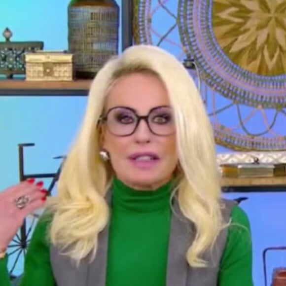 Ana Maria Braga de cabelão? Temos! Apresentadora surpreendeu muita gente que a imaginam com os cabelos grandes usando essa lace