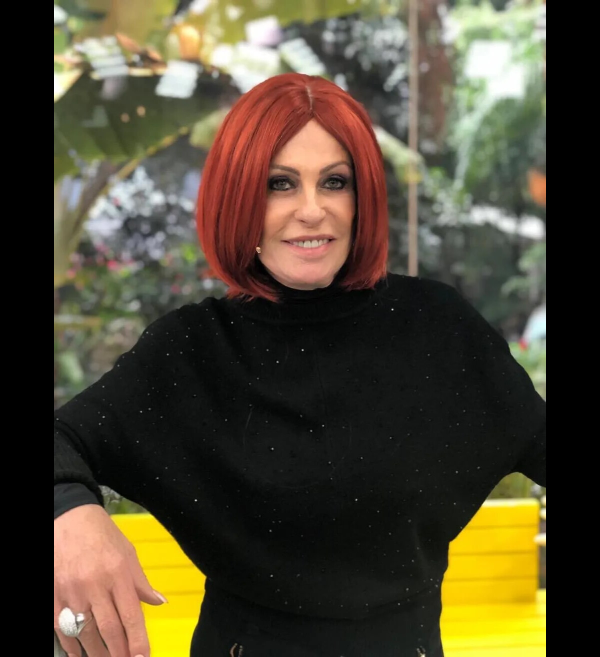 Foto Ana Maria Braga Ruiva De Cabelos Escorridos A Apresentadora Deu