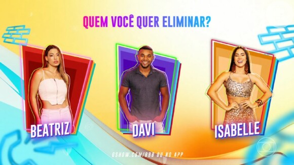 Davi e Isabelle, aliados desde o início, enfrentam Beatriz no Paredão do 'BBB 24'