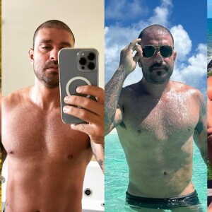 Diogo Nogueira faz 43 anos! Veja fotos do namorado de Paolla Oliveira esbanjando sensualidade em fotos sem camisa