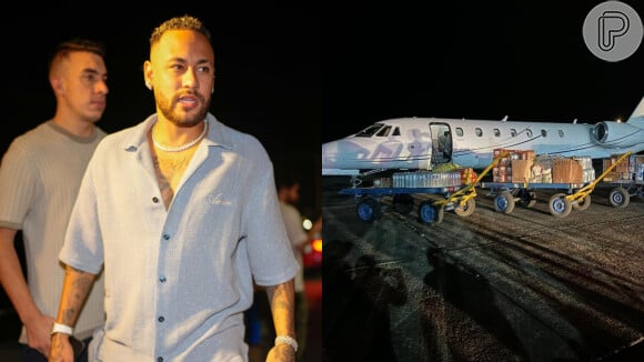 Neymar revelou que levou aviões repletos de doações para vítimas das enchentes no Rio Grande do Sul