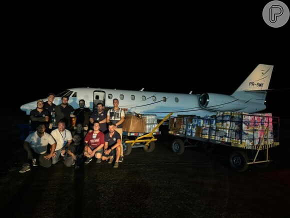 Neymar mostrou avião com mantimentos para vítimas do Rio Grande do Sul e incentivou todos a fazerem doações