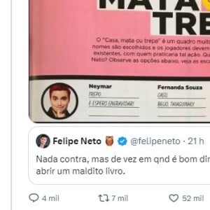 Felipe Neto e Whindersson Nunes bateram boca no X, antigo Twitter. O motivo foram divergências políticas com relação ao enfrentamento das enchentes que assolam o RS