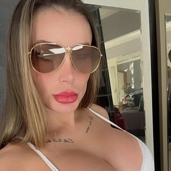 Andressa Urach garante que tem ajudado muitas pessoas afetadas pela tragédia: 'Sim, eu ajudei muitas pessoas, tenho ajudado ainda'