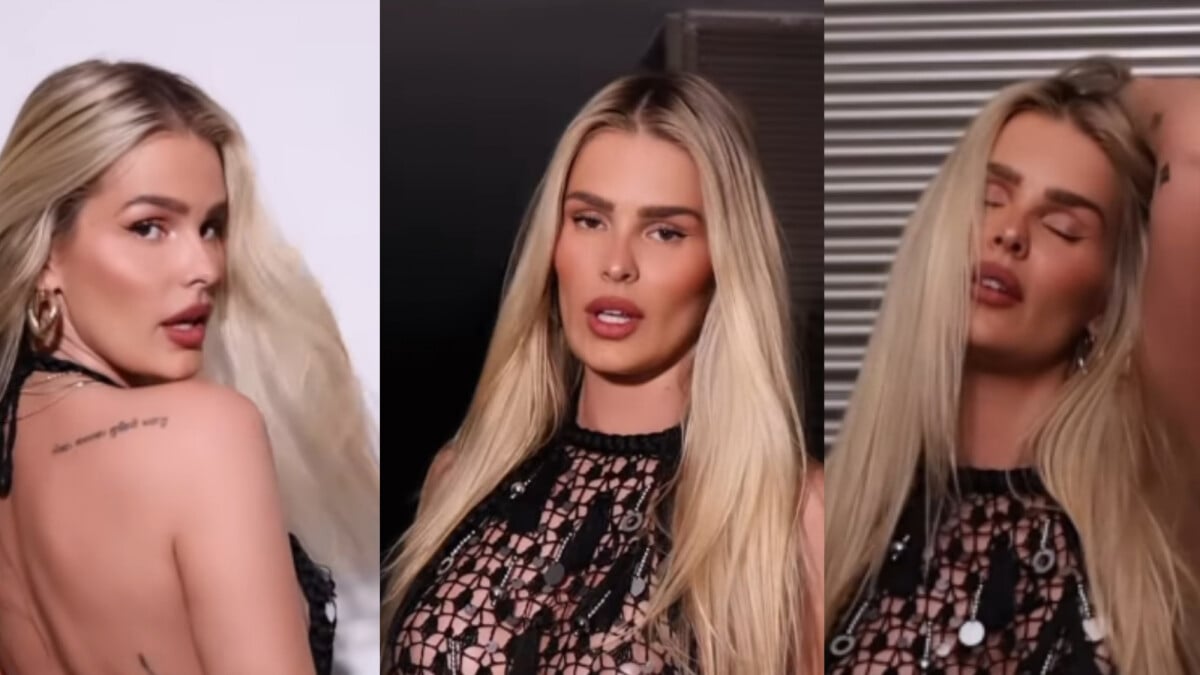 Yasmin Brunet combina crochê preto e transparência em look, deixa bumbum à  mostra e Wanessa Camargo reage - Purepeople