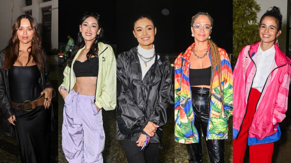 Calça cargo, jeans escuro e couro: 17 looks de famosas no 'Doce Maravilha' dão a dica de como se vestir para festival e show em dia de frio