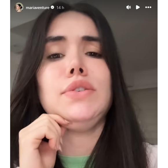 Maria Venture deu o que falar ao compartilhar uma mensagem recebida por uma fã sobre seu corpo nas redes sociais