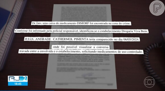 Namorada de Luiz Marcelo Antônio Ormond, Júlia Andrade Cathermol Pimenta era garota de programa e conheceu o empresário há 10 anos, afirmou Suyany Breschak