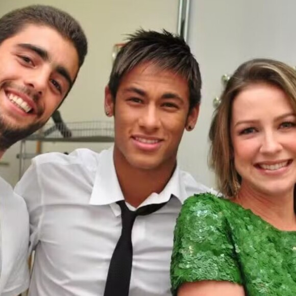Em foto antiga, Neymar aparece ao lado de Luana Piovani e a elogia nas redes sociais