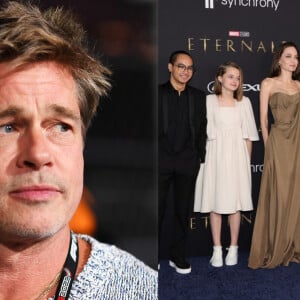 Os seis filhos de Brad Pitt têm se afastado cada vez mais do ator