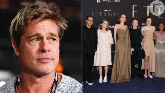 Os seis filhos de Brad Pitt têm se afastado cada vez mais do ator