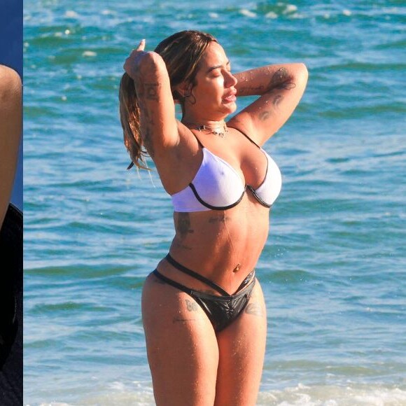 Isis Valverde, Rafaella Santos e mais: famosas curtem praias com biquínis diferentões