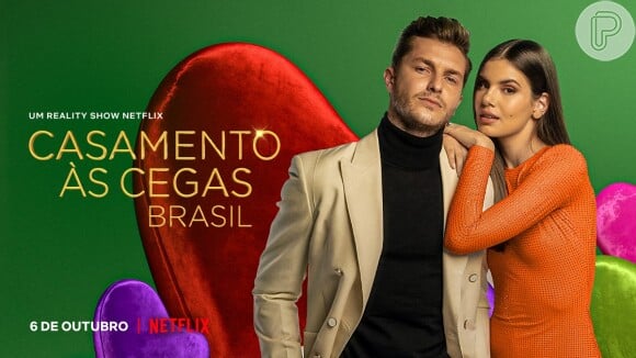 Camila Queiroz e Klebber Toledo vão apresentar 'Casamento às Cegas Brasil 4', que estreia dia 19 de junho