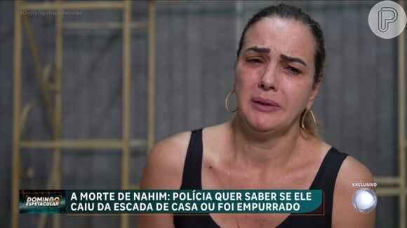 Ex-mulher de Nahim, Andreia Andrade chorou ao recordar como soube do acidente com o artista: 'Fi pelo meu filho. Aí já comecei a gritar. Perdi o chão, a minha base, os sentidos'