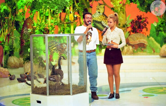Eliana no SBT apresentou em 1996 o 'TV Animal'