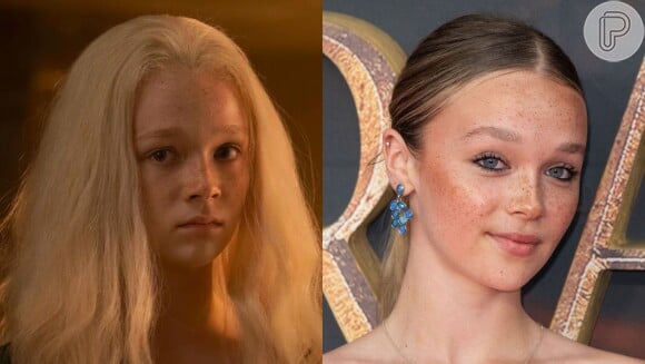 Já Evie Allen vive a versão infantil de Healena Targaryen em 'House of the Dragon'