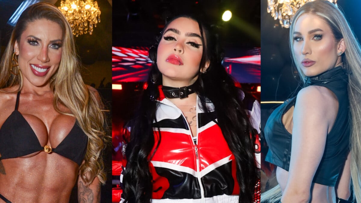 Tati Minerato deixa lingerie à mostra e DJ Halessia exibe bumbum em festa  de 26 anos de MC Mirella. Veja fotos dos looks! - Purepeople