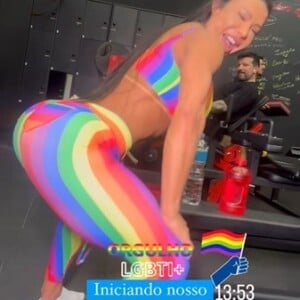 Gracyanne Barbosa se desculpou após fazer vídeo rebolando música de Anitta para passar uma mensagem aos internautas no Dia Internacional do Orgulho LGBTQIA+