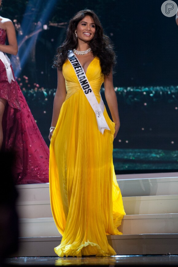 A holandesa Yasmin Verheijen ficou com a quarta posição no Miss Universo 2014