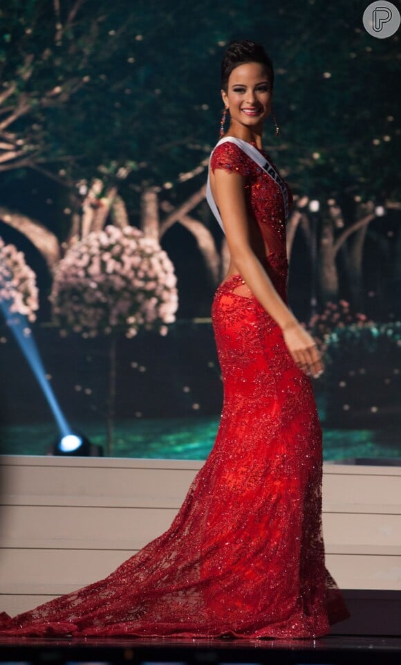 A Miss Jamaica Kaci Fennell ficou em quinto lugar no Miss Universo 2014