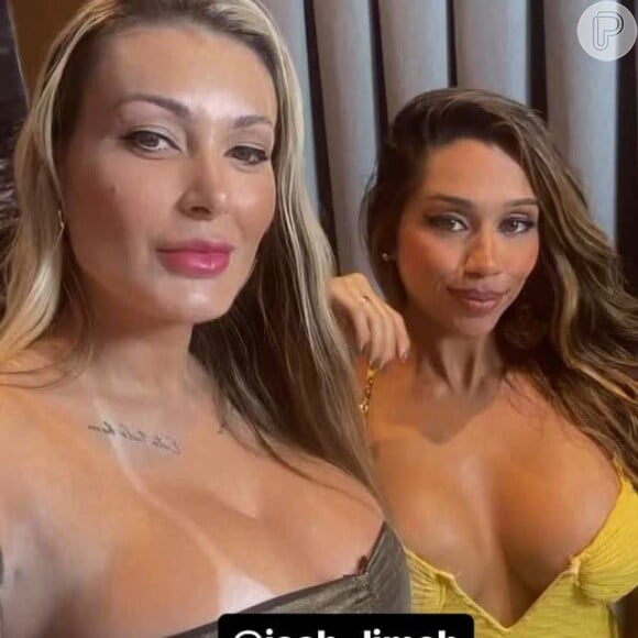 Em novo pornô, Andressa Urach contracenou com Isabela Lima